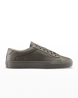 Capri Tonal Leather Low-Top Sneakers
