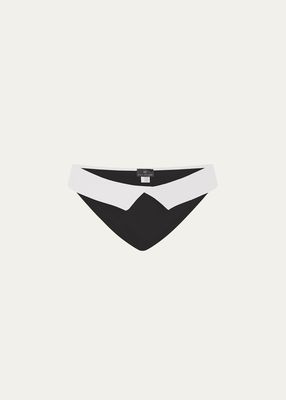 Capri Two-Tone Flap Bikini Bottoms