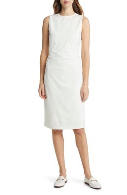 CAPSULE 121 The Electra Ruched Sheath Dress in Ivory