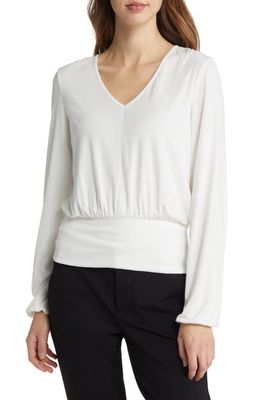 CAPSULE 121 The Winchester Long Sleeve Top in Ivory