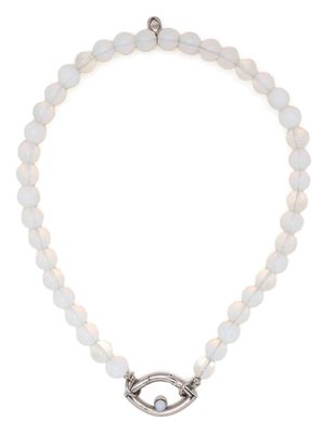 Capsule Eleven beaded pendant necklace - Silver