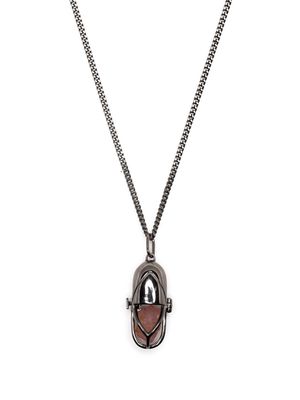 Capsule Eleven Capsule crystal-pendant necklace - Silver