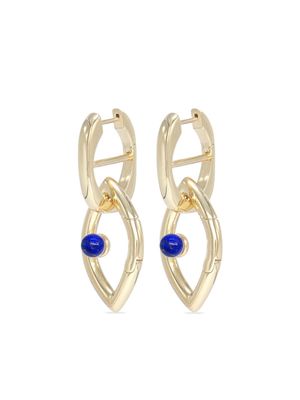 Capsule Eleven Eye Opener Chain lapis-lazuli earrings - Gold