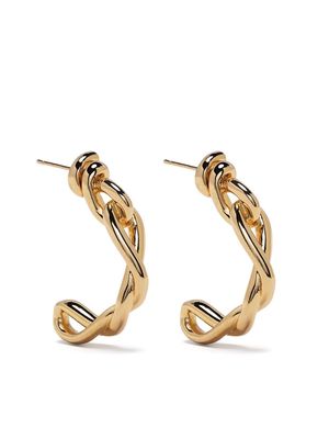 Capsule Eleven Power hoop earrings - Gold