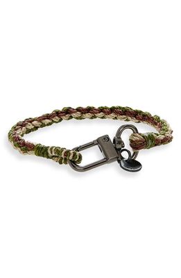 Caputo & Co. Men's Hand Braided Bracelet in Camouflage 