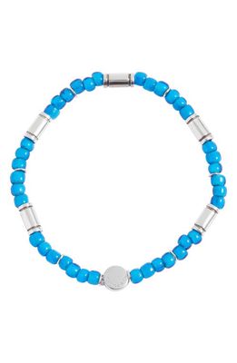 Caputo & Co. Men's Sailor Beaded Bracelet in Blue