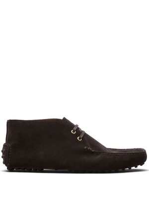 Car Shoe ankle-length suede booties - Brown