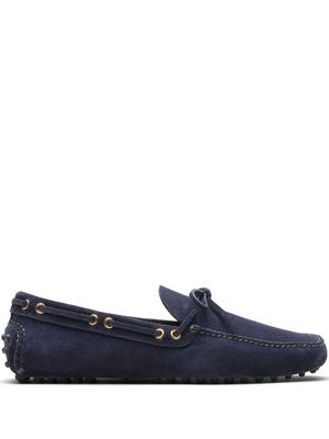 Car Shoe bow-detail suede boat shoes - Blue