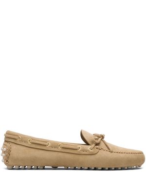 Car Shoe Lux Driving suede loafers - Neutrals