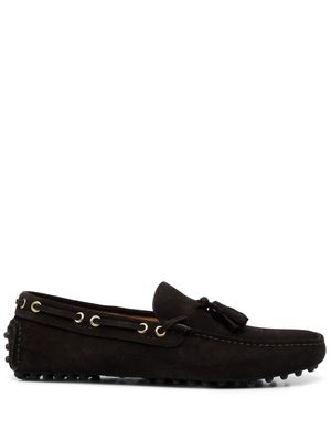 Car Shoe tasselled leather loafers - Brown