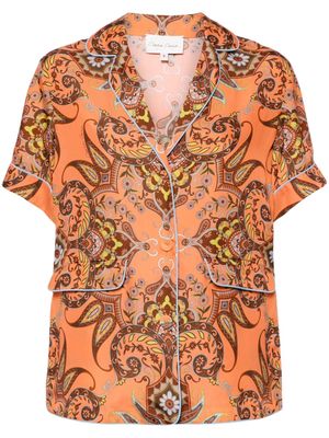 Cara Cara Portofino paisley-print shirt - Orange