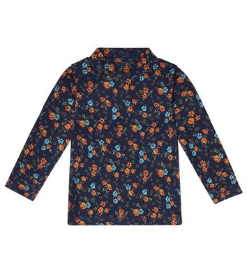 Caramel Baby Forgo floral long-sleeved top