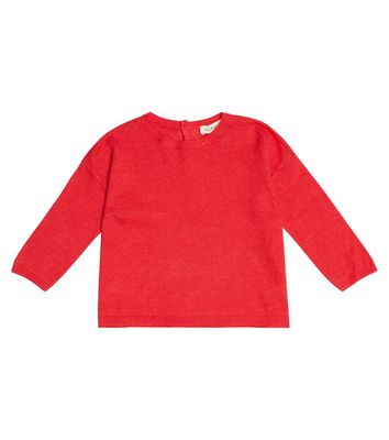 Caramel Baby Todea linen and cotton sweater