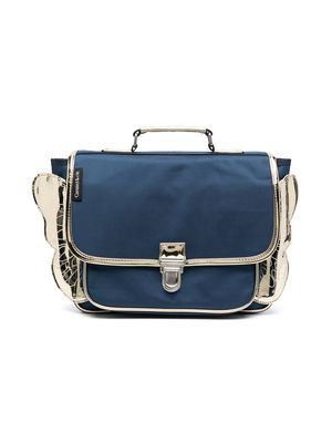 Caramel butterfly-detail backpack - Blue