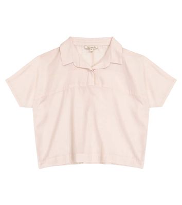 Caramel Tetra cotton blouse