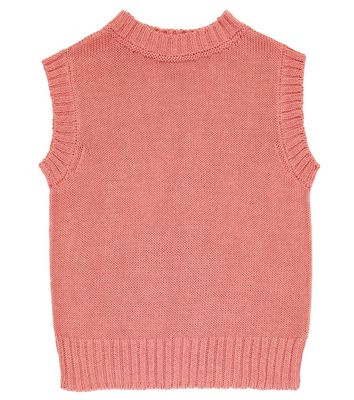 Caramel Typha cotton sweater vest
