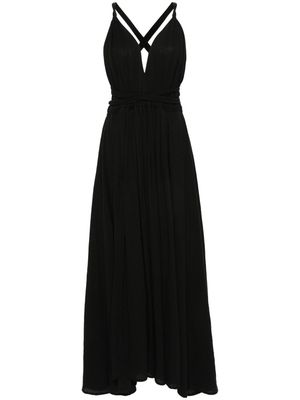 Caravana Hera cheesecloth dress - Black