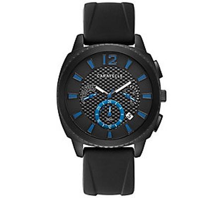 Caravelle by Bulova Men's Black Silicone S trap Watch