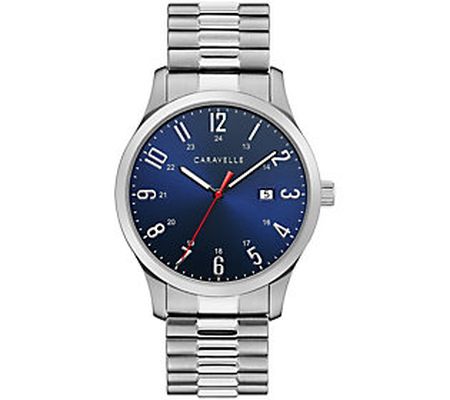 Caravelle by Bulova Men's Stainless Expansion B and Watch