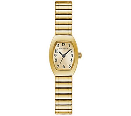 Caravelle by Bulova Women's Goldtone Expans ion Band Watch