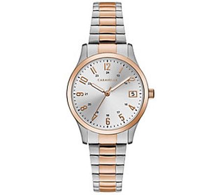 Caravelle by Bulova Women's Two-Tone Expan sion Watch