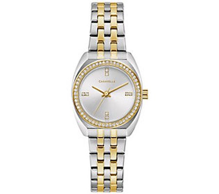 Caravelle by Bulova Women's Two-Tone Stainles s Crystal Watch