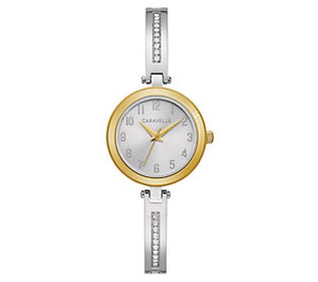 Caravelle Women's Boxed Two-Tone Watch and Bang le Set