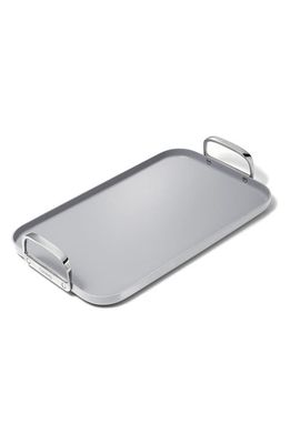 CARAWAY Ceramic Nonstick Double Burner Griddle in Gray