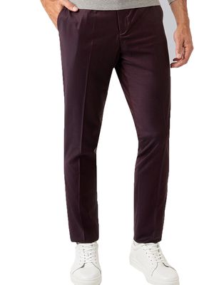 Cardinal of Canada Men's Comfort Fit Pants With Drawstring in Burgundy