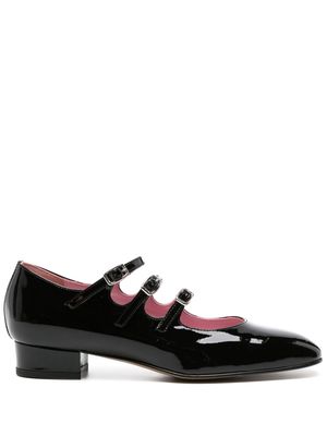 Carel Paris Ariana 30mm leather ballerina shoes - Black