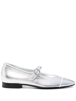 Carel Paris Corail leather ballerina shoes - Silver