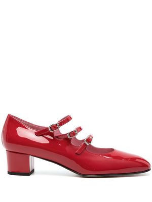 Carel Paris Kina leather Mary Jane shoes - Red