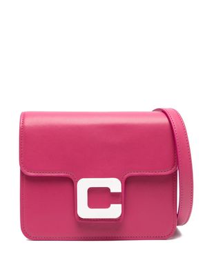 Carel Paris Sorbonne logo-plaque crossbody bag - Pink