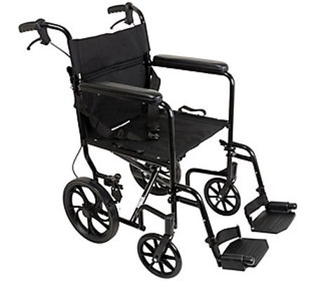Carex ProBasics Aluminum Wheelchair with 1 2" Rear Wheels