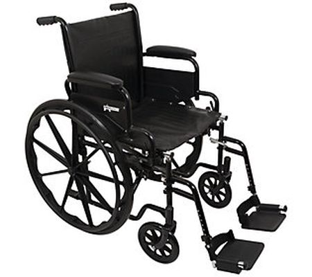 Carex ProBasics Wheelchair - Swing-Away Leg Res ts 18x16 Seat