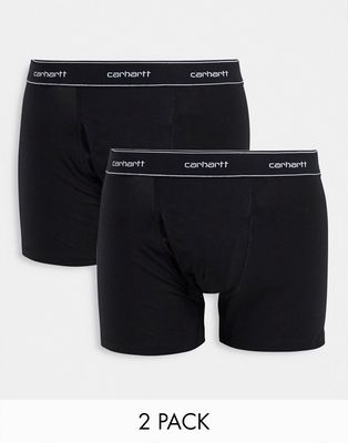 Carhartt WIP 2-pack cotton boxers in black