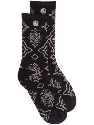 Carhartt WIP abstract-print socks - Black