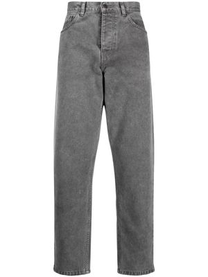 Carhartt WIP acid-wash straight-leg jeans - Grey