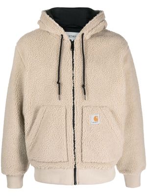 Carhartt WIP Active Liner fleece hooded jacket - Neutrals