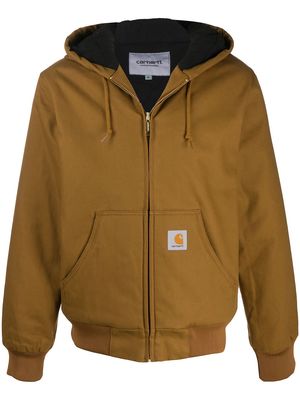CARHARTT WIP Active zip-up hoodie - Brown