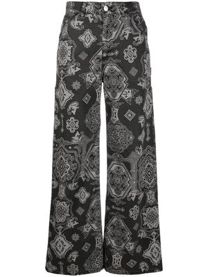 Carhartt WIP all-over pattern print trousers - Grey