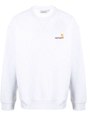 Carhartt WIP American Script logo-embroidered sweatshirt - Grey