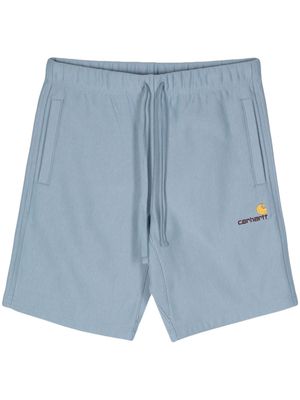 Carhartt WIP American Script track shorts - Blue