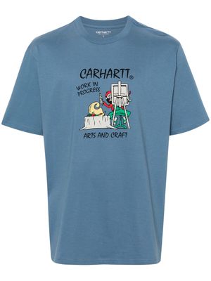 Carhartt WIP Art Supply logo-print T-shirt - Blue
