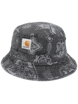 Carhartt WIP bandana-print bucket hat - Grey