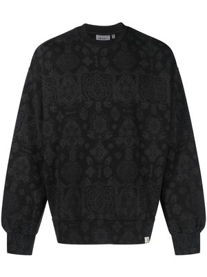 Carhartt WIP baroque-print cotton sweatshirt - Black
