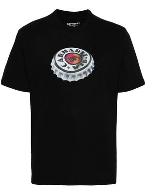 Carhartt WIP Bottle Cap organic cotton T-shirt - Black