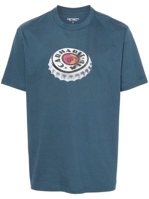 Carhartt WIP Bottle Cap organic cotton T-shirt - Blue