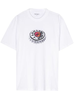 Carhartt WIP bottle cap-print T-shirt - White