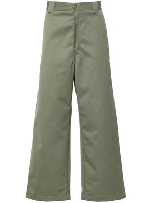 Carhartt WIP Brooker logo-patch trousers - Green